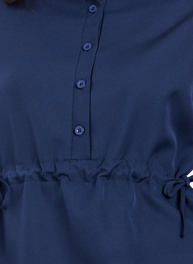 ستايلي طقم منسق من بنطال وبلوزة مزينة بأربطة - Image 3