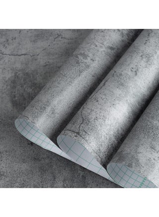 Wide Grey Concrete Wallpaper Peel Stick 24X708Inch Matte Thicken Waterproof Adhesive Dark Gray Cement Textured Contact Paper Vinyl Wall Paper For Store Rental House Industrial Style Cement Gray - pzsku/ZAB510EB4E5CCDEF7EC41Z/45/_/1720090762/6cb75c02-42bc-4930-a980-5ad9e3d7d8c1
