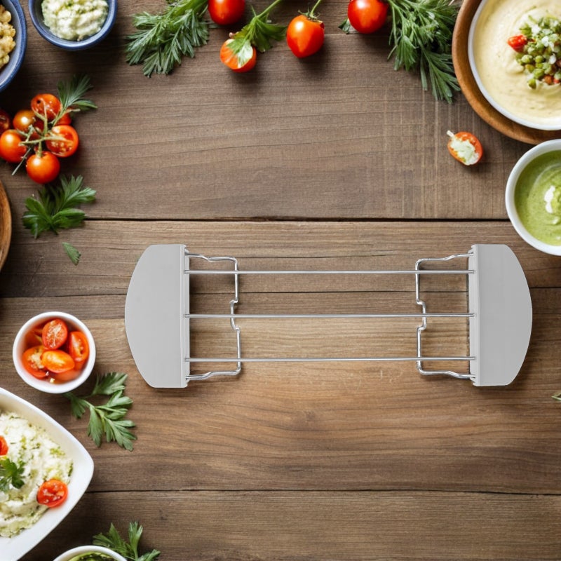 2pcs Bread Baking Rack: Toast Cooling Rack - Food Holder - Bread Machine Toaster Oven Accessories For Cinnamon Rolls Biscuit - Image 3