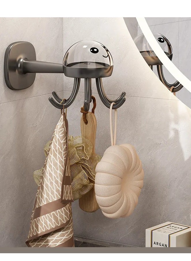 Generic Cupboard Hanging Hook Rack Holder Black  - Image 3