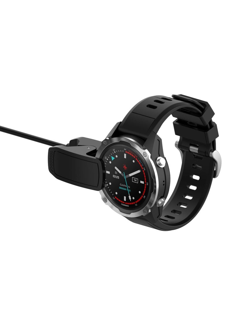 USB Charger Dock Station Cradle Replacement For Garmin Descent G1 Charging Cable Line Cord Smartwatch Accessories Compatible with Garmin Descent G1 Diving Watch Charger Adapter - Image 4