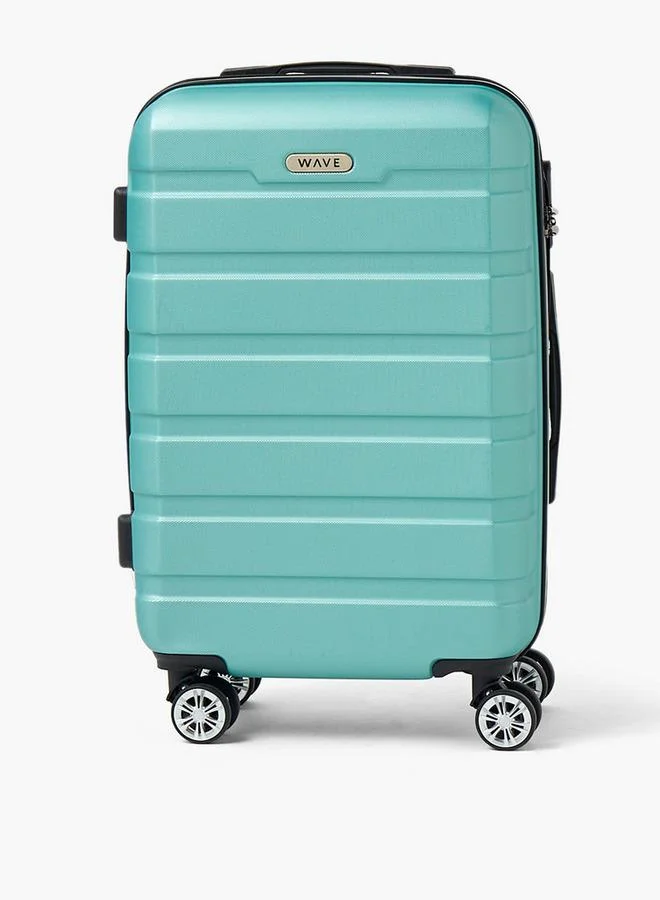 وايف Textured Hardcase Luggage Trolley With Retractable Handle - 20 Inches Cabin Bag