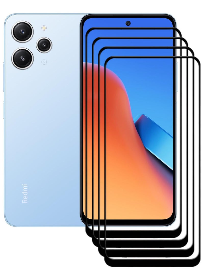 ACLIX 4 Pieces Antistatic ESD Dustproof Premium Quality High Definition Tempered Glass Screen Protector Designed For Xiaomi Redmi 12 - Image 1