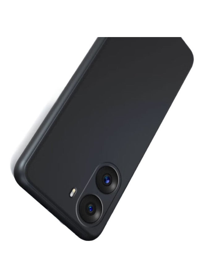 Kmaxai Ultra-Thin Protective Case For Xiaomi Redmi Turbo4, Full Coverage Lens Anti-Drop Anti-Scratch Matte Tpu Soft Shell, Black - Image 3
