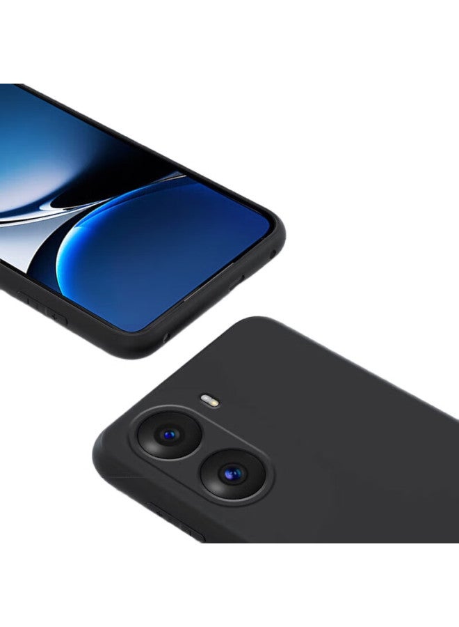 Kmaxai Ultra-Thin Protective Case For Xiaomi Redmi Turbo4, Full Coverage Lens Anti-Drop Anti-Scratch Matte Tpu Soft Shell, Black - Image 2