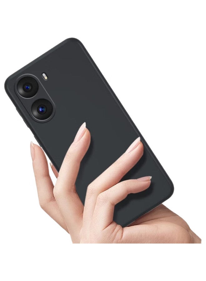 Kmaxai Ultra-Thin Protective Case For Xiaomi Redmi Turbo4, Full Coverage Lens Anti-Drop Anti-Scratch Matte Tpu Soft Shell, Black - Image 1