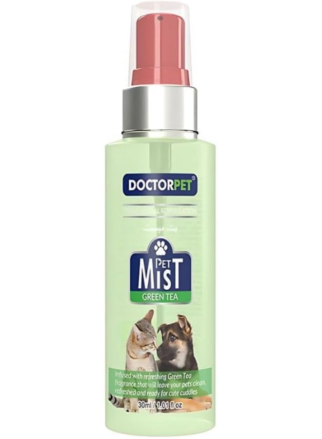Doctor Pet DoctorPet Pet Mist Odor Eliminator Spray with Green Tea Scent, 30ml - Image 1