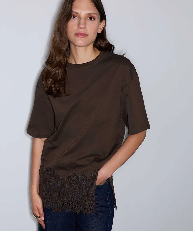 Ipekyol  Combination T-Shirt for Women | Best Price UAE