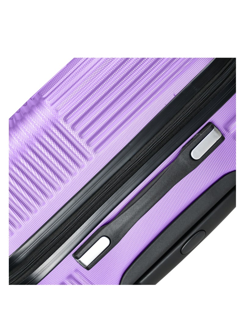 SENATOR Hard Case Travel Bag Luggage Trolley for Unisex ABS Lightweight Suitcase with 4 Spinner Wheels KH110 Violet  - Image 5