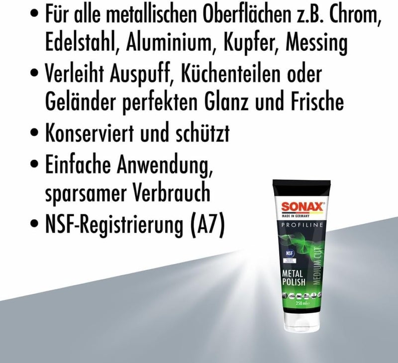 Sonax Profiline Metal Polish - 250mL - Image 3