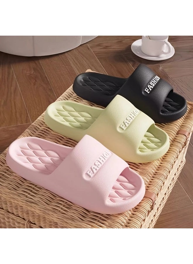 Home Slippers for Women and Man,Memory Foam Bathroom Bedroom Slide Slipper Shoes