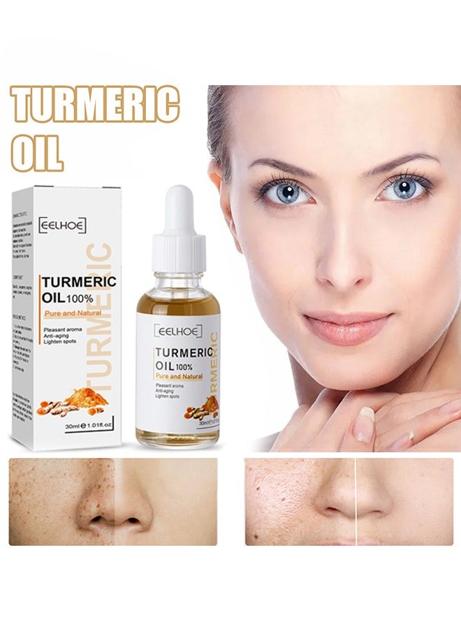 EELHOE - Turmeric Oil 100% Pure and Natural, Pleasant Aroma, Anti-aging, Black Spot Removing and Lighten Spots 30ml - Image 1