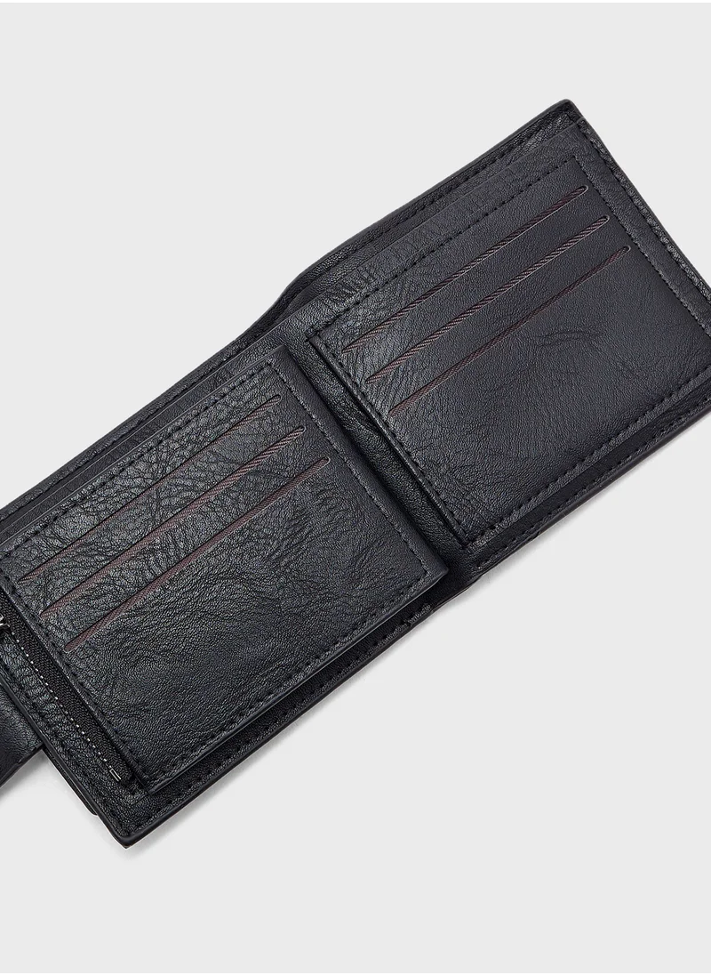 Robert Wood Bi -Fold Wallet With Credit Card Holder