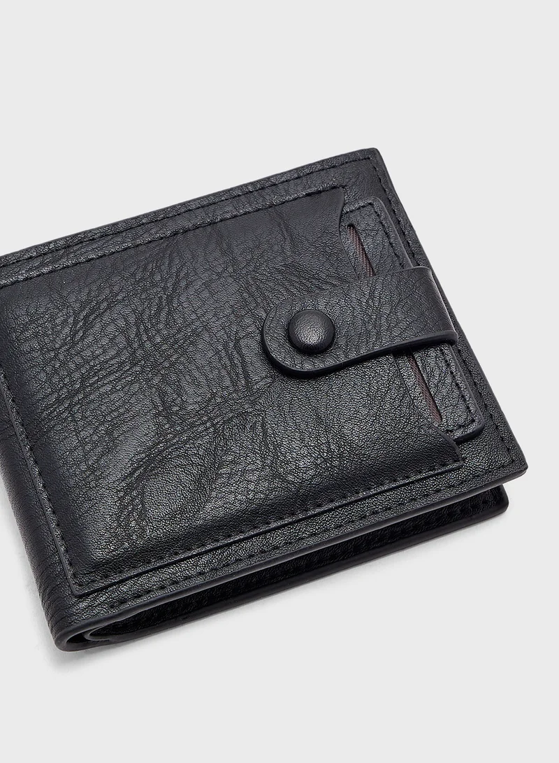 Robert Wood Bi -Fold Wallet With Credit Card Holder