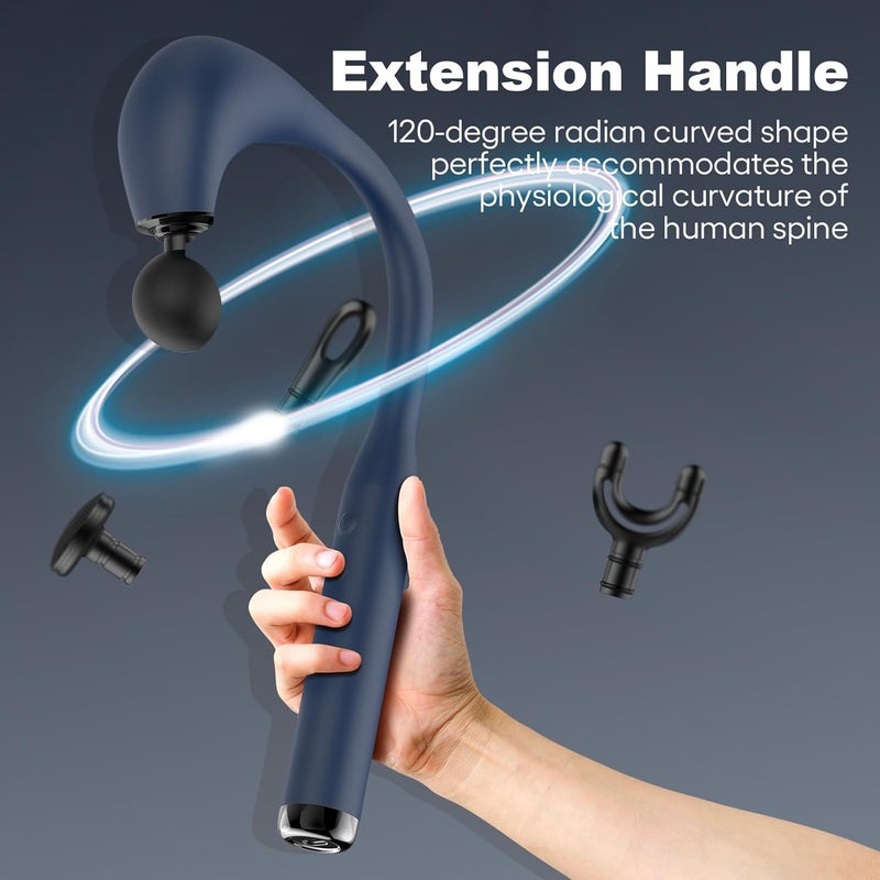 Fronnor Revolutionary U-Shaped Massage Gun Back Massager for Pain Relief Deep Tissue Body Massager for Neck,Shoulder,Leg-Reach Every Muscle with Ease - Image 3