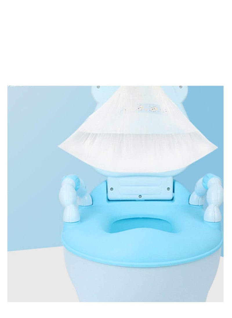 SYOSI - Toilet Seat Potty Bags Disposable Garbage Bag Toilet Cleaning Bag for Children 3 Rolls Random Style - Image 1