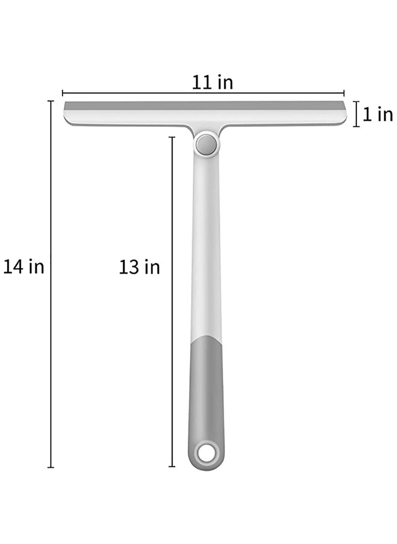 KASTWAVE - Shower Squeegee for Shower Doors, Shower Squeegee for Glass Doors, Bathroom, Mirrors, Squeegee for Windows Cars and Tile Walls - Image 1
