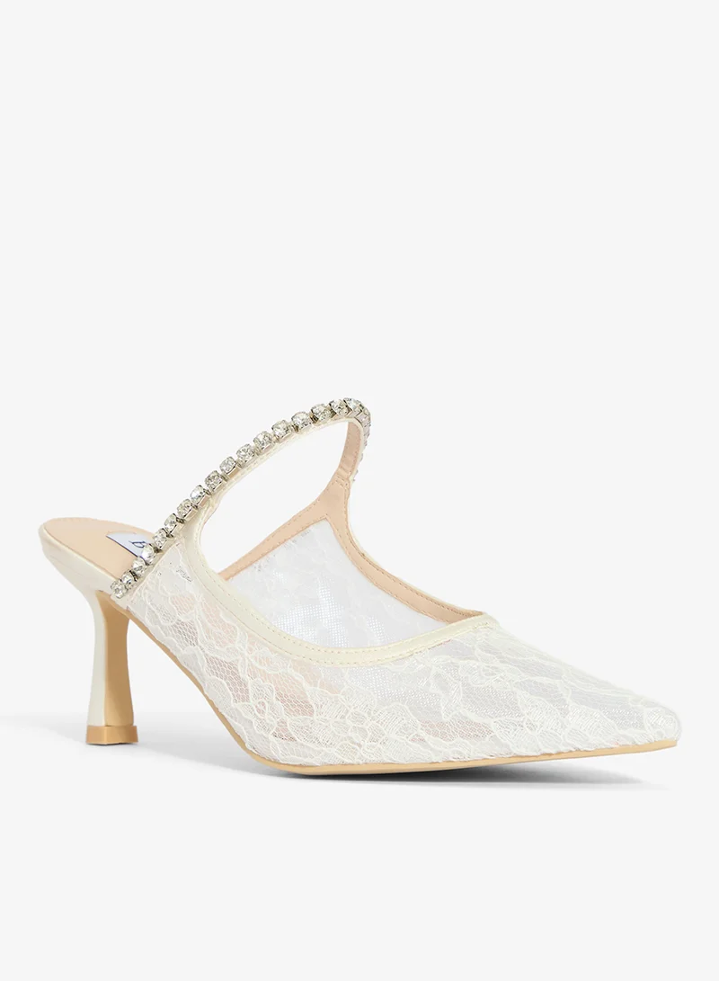 BE MINE Leora Mid Heeled Pumps