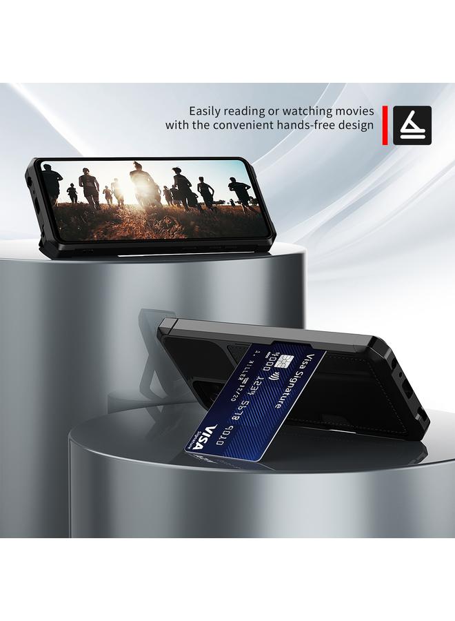 S-TOP Case For Samsung Galaxy A72 ZM02 Card Slot Holder Phone Case - Image 2