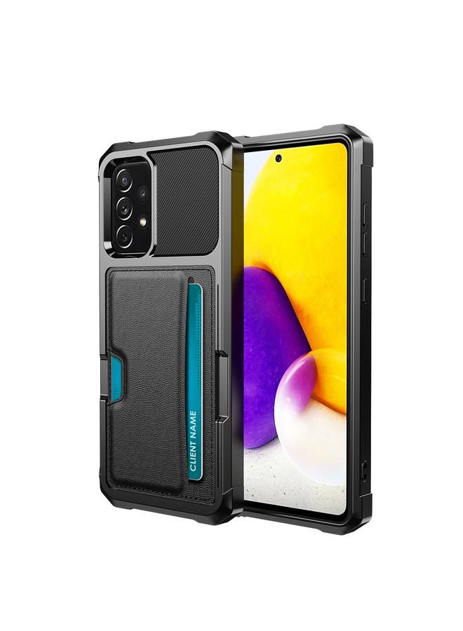 S-TOP Case For Samsung Galaxy A72 ZM02 Card Slot Holder Phone Case - Image 1