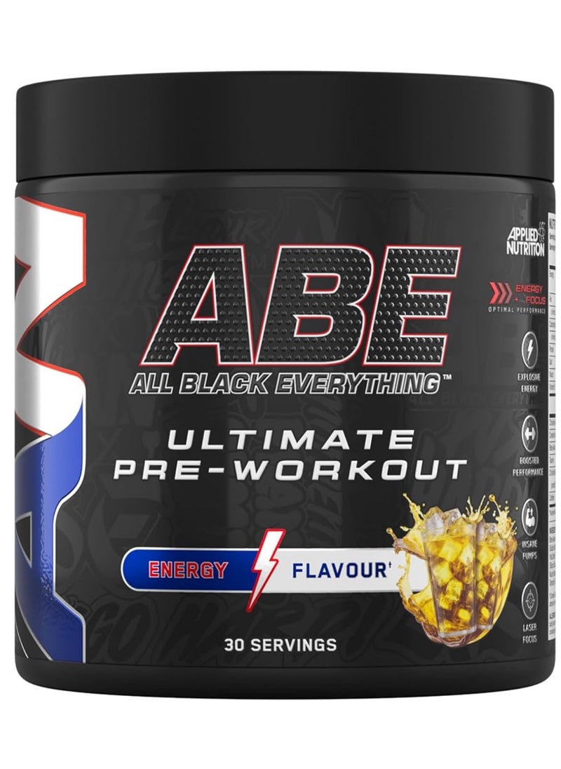 Applied Nutrition - ABE All Black Everything Pre Workout Powder 375grams Energy Flavor - Image 1