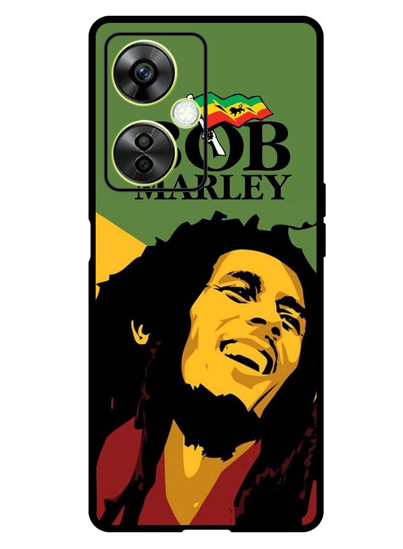 Theodor غطاء واقي مضاد للخدش ومقاوم للصدمات لجهاز OnePlus Nord N30 بوب مارلي - Image 1