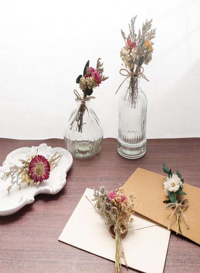 Fumwase باقة زهور مجففة صغيرة من فومواس، 6 قطع، زهور طبيعية حقيقية للأعمال اليدوية، زهور مجففة بوهيمية، زهور مجففة صغيرة بالجملة للمزهريات، زهور برية مجففة لأعمال يدوية، دعائم تصوير، هدايا، ديكورات حفلات الزفاف - Image 5