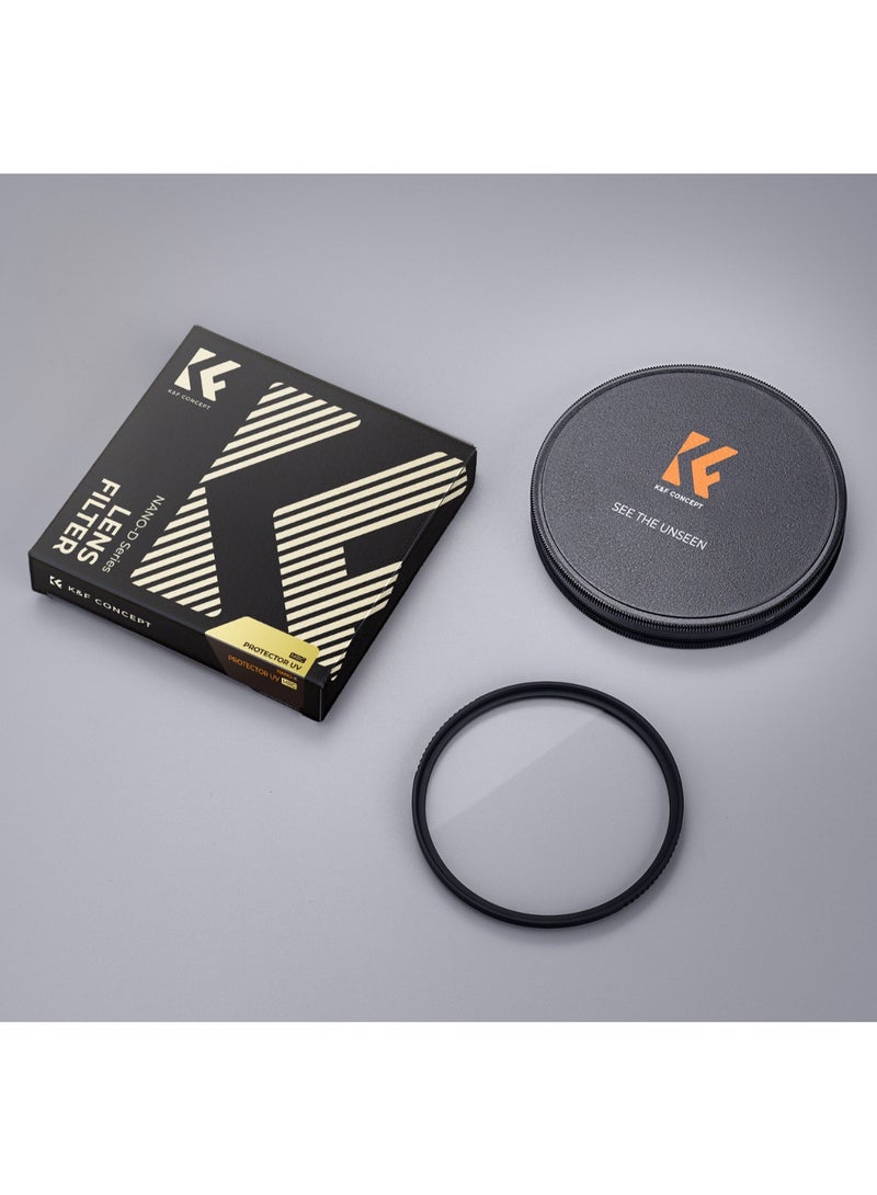 K&F Concept Nano-X MCUV Camera Lens Filter 72mm 28-Layer Nano Coated HD Optical Glass UV Protection Slim Frame for DSLR and Mirrorless Cameras - Image 2