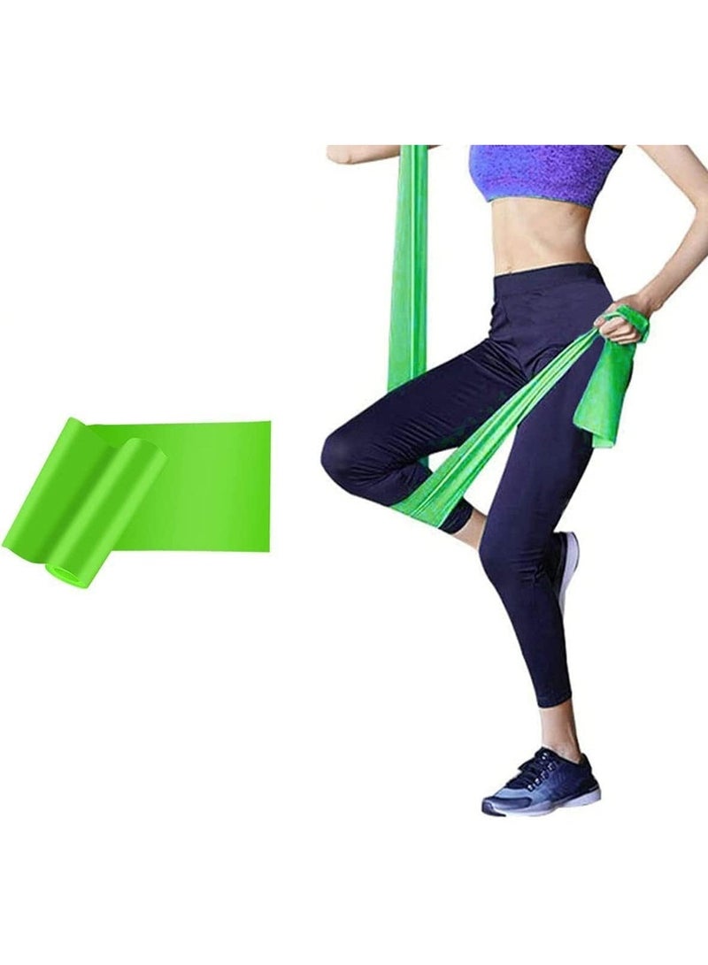 CLENEA Resistance Bands, Elastic Workout Bands, Professional Exercise Bands, Long Natural Latex Elastic Bands, for Legs and Butt, for women, man to Physical Therapy, Yoga, Pilates, Stretching - Image 1