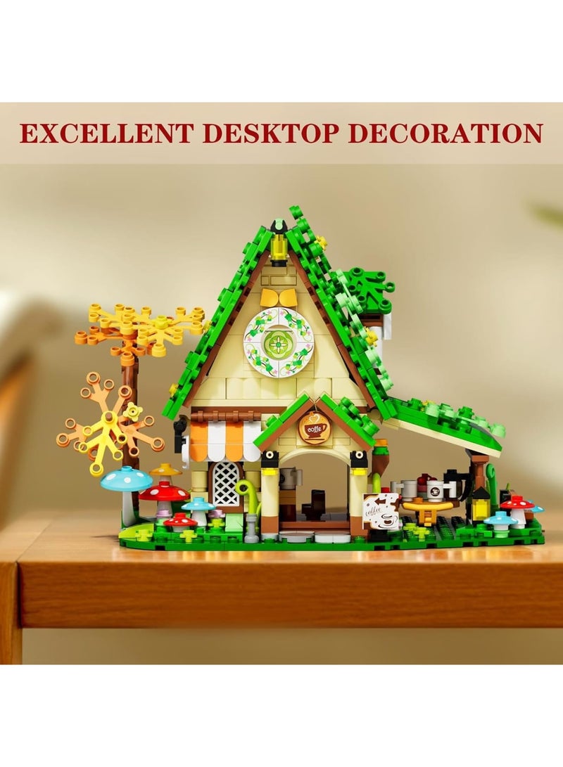 SYOSI Building Blocks Set, Forest Tree House and Mushroom House Construction Toys, Creative DIY Assembly Kit for Kids and Adults, Enhances Imagination and Fine Motor Skills, Best Gift for Boys and Girls 8+ - Image 5