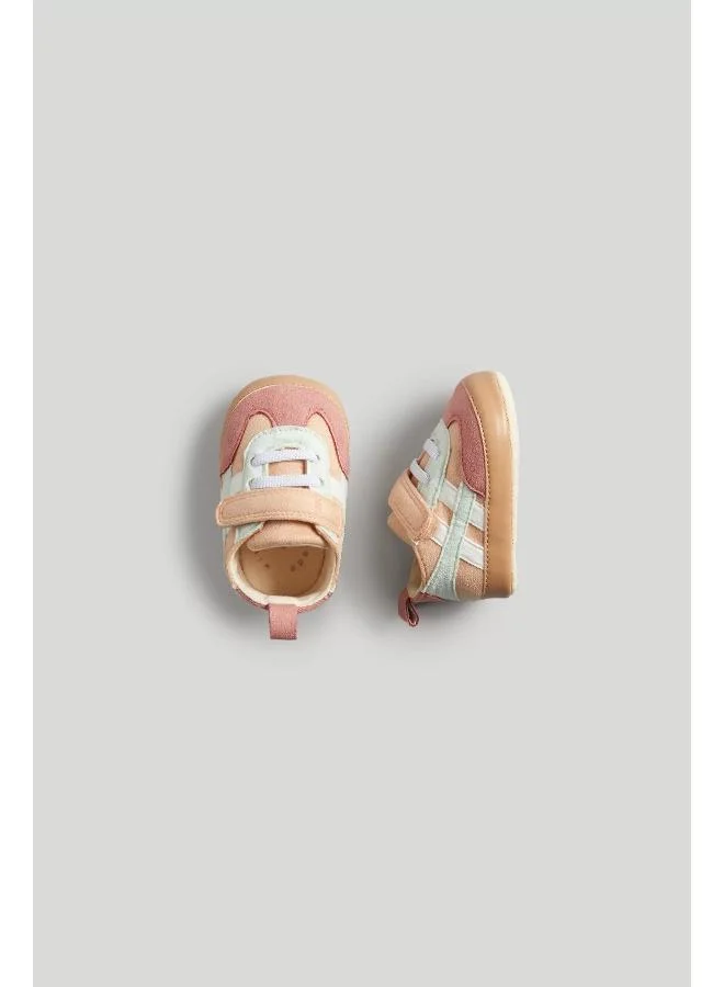 mothercare Pink Sporty Pram Trainers