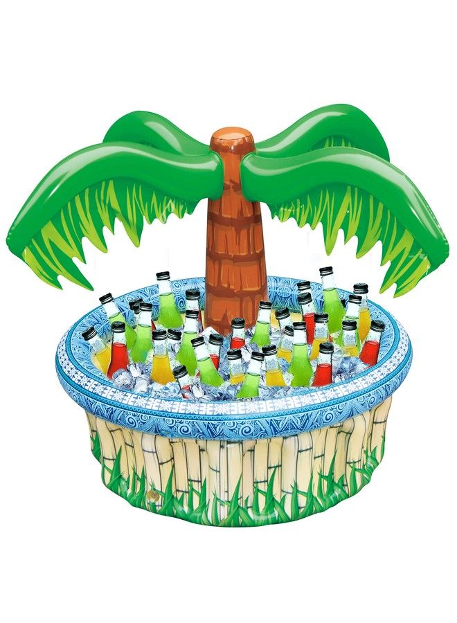 JOYIN 28” Inflatable Palm Tree Cooler, Beach Theme Party Décor, Party Supplies For Pool Party, Luau Party And Hawaiian Party - Image 2