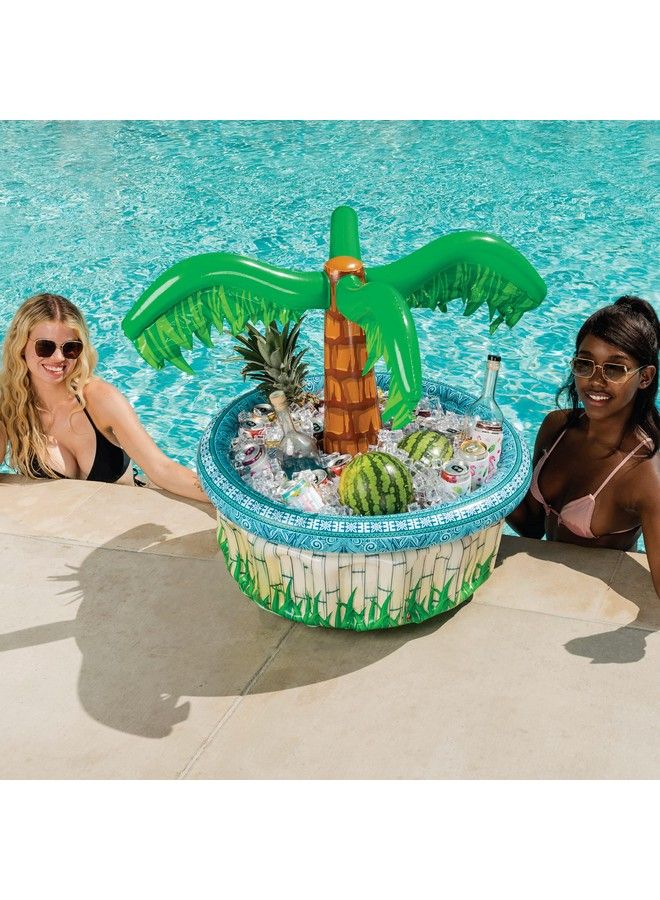 JOYIN 28” Inflatable Palm Tree Cooler, Beach Theme Party Décor, Party Supplies For Pool Party, Luau Party And Hawaiian Party - Image 4