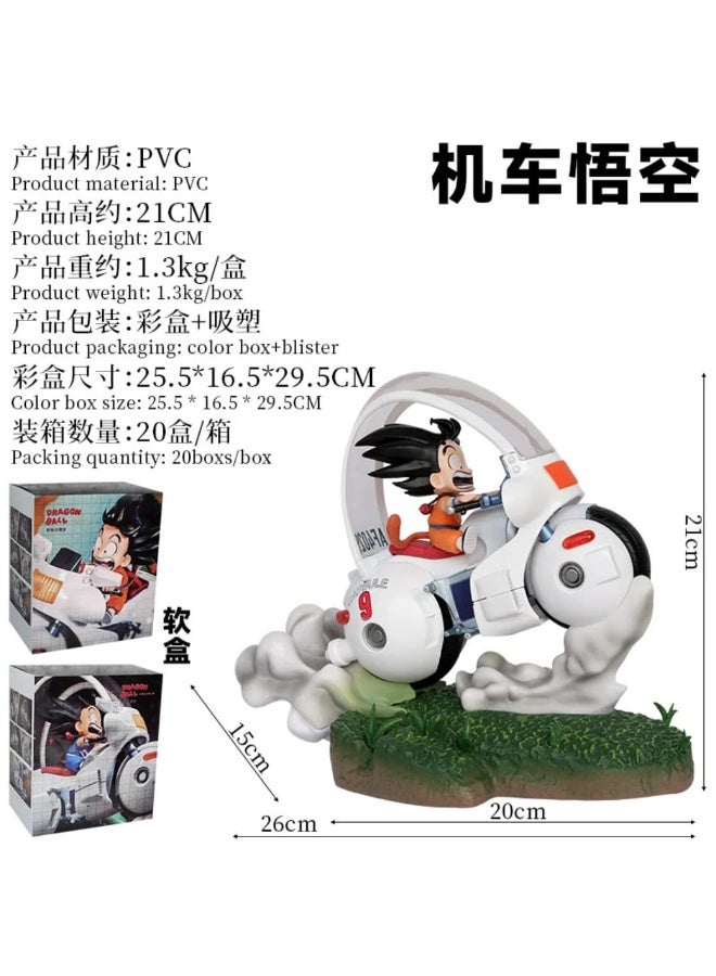 Dragon Ball Capsule Locomotive Monkey King Character Model Desktop Decoration Model Toy - Image 5