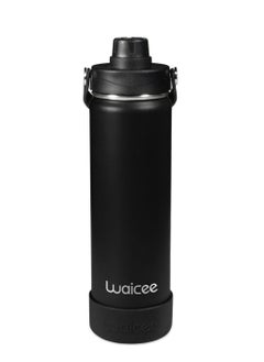 WAICEE Onyx Black Reusable Bottle – 21oz / 620ml  - Image 1