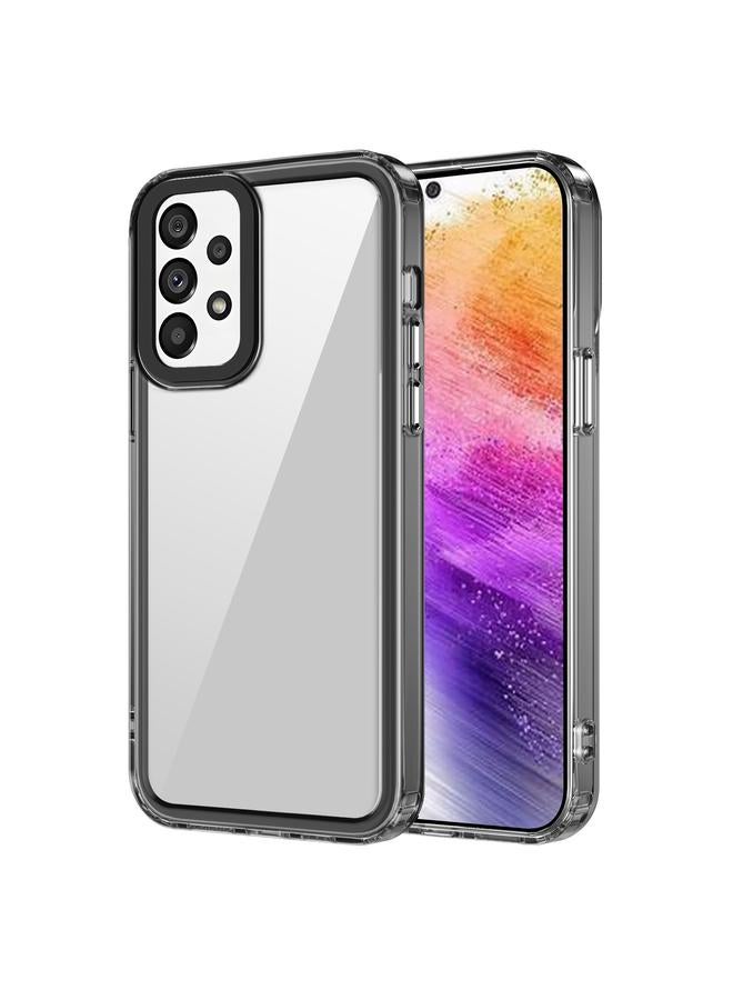 S-TOP Case For Samsung Galaxy A73 5G Transparent Acrylic + TPU Shockproof Phone Case - Image 1