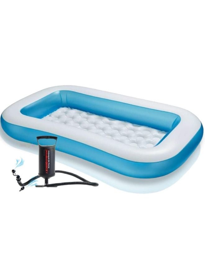 Summer Special Inflatable Kid Swimming Pool with Air Pump, Bathtub, Water Pool for Kids. Multicolor - Image 1