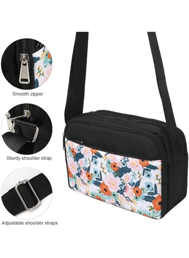 Gocokia Women's Crossbody Bag Multifunction Phone Bag Lightweight Handbags Casual Single Shoulder Bag - Image 4