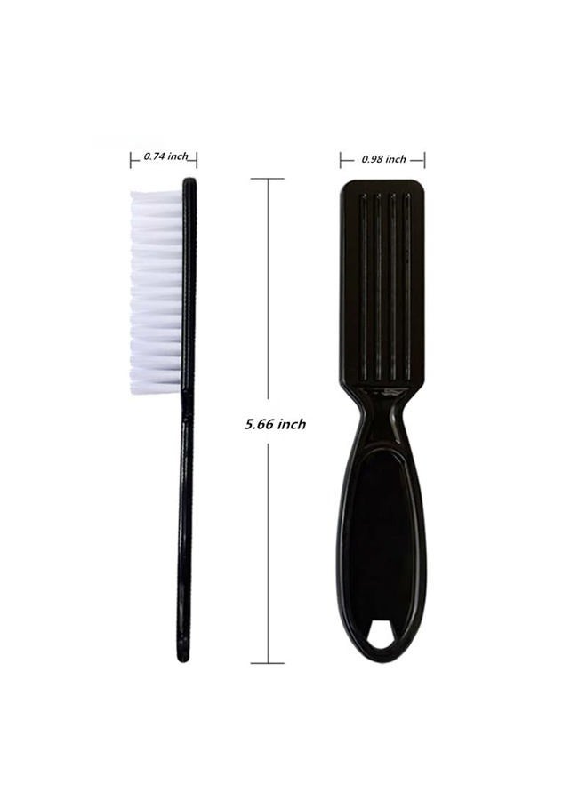 SQULIGT Handle Grip Nail Cleaning Brush, Hand Fingernail Cleaner Brush Manicure Tools Scrub Cleaning Brushes for Toes and Nails (8Pcs, Black) - Image 3