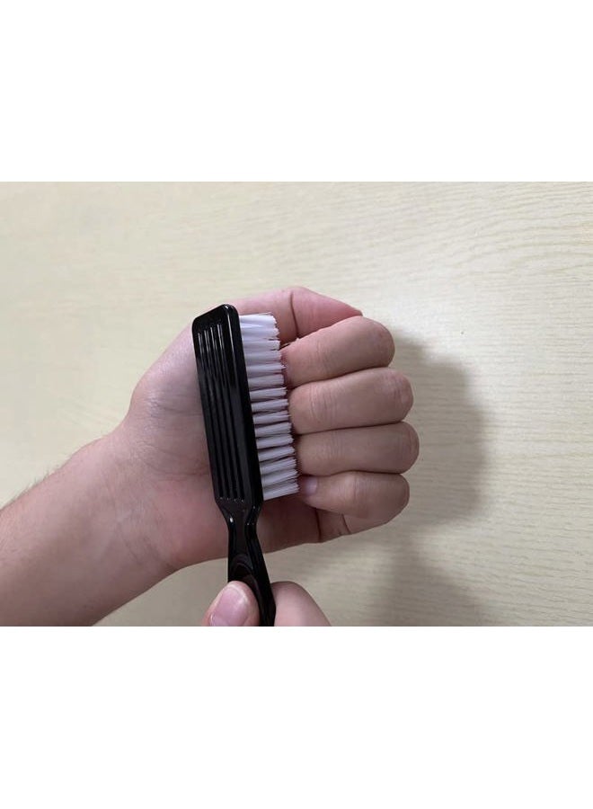 SQULIGT Handle Grip Nail Cleaning Brush, Hand Fingernail Cleaner Brush Manicure Tools Scrub Cleaning Brushes for Toes and Nails (8Pcs, Black) - Image 4