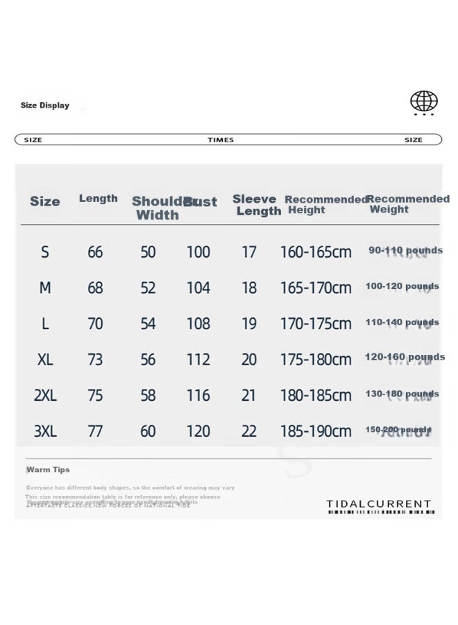 Clor Short-sleeve Men's Trendy Printed Summer Breathable Casual Top, Pure Cotton Lightweight Loose T-shirt For Women, C008 White M - Image 4