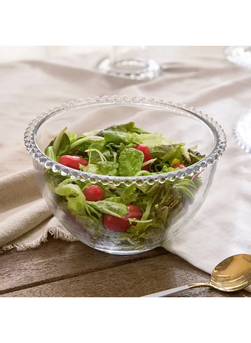 Home Box Merriam Beaded Deep Serving Bowl 22 x 12.5 x 22 cm