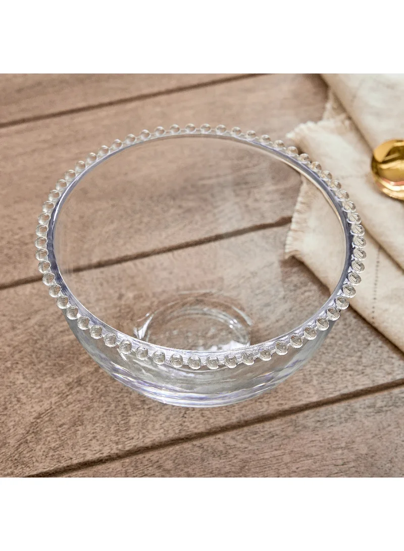 Home Box Merriam Beaded Deep Serving Bowl 22 x 12.5 x 22 cm