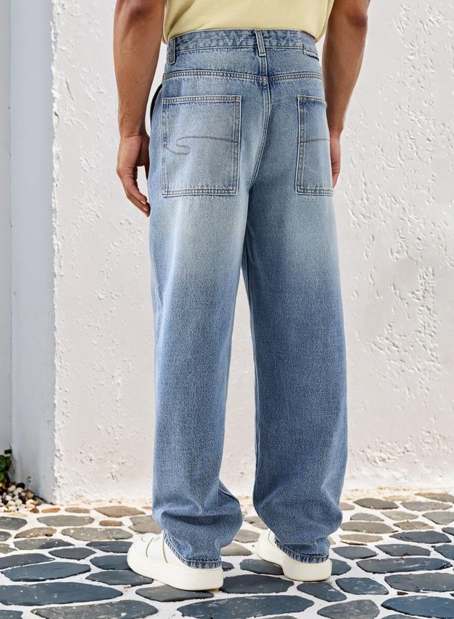 لي كوبر جينز لي كوبر واسع الساق بجيوب - Image 3