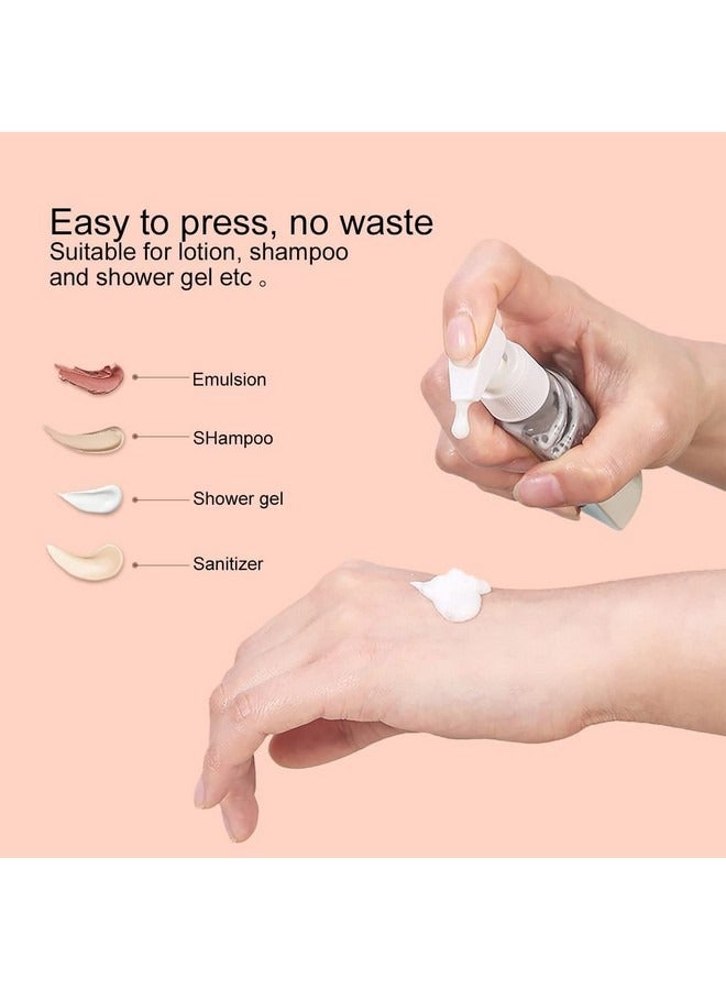 Beauenty Travel Accessories Travel Bottles for Toiletries, Travel Containers with Labels, Leak Proof Containers for Toiletries ,Beige - Image 4