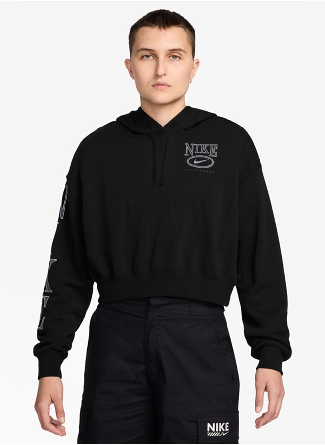 Nike - Nsw Club Fleece Oversized Hoodie - Image 1
