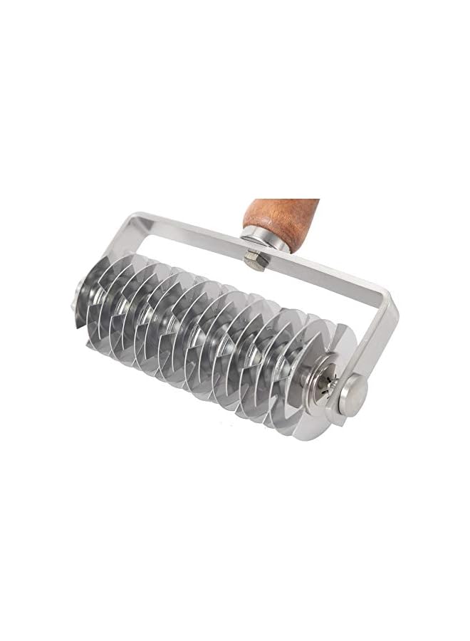 S-TOP Wheel Cutter, Household Dough Lattice Cutter, Stainless Steel Simple Biscuits for Crispy Products Pizza - Image 5