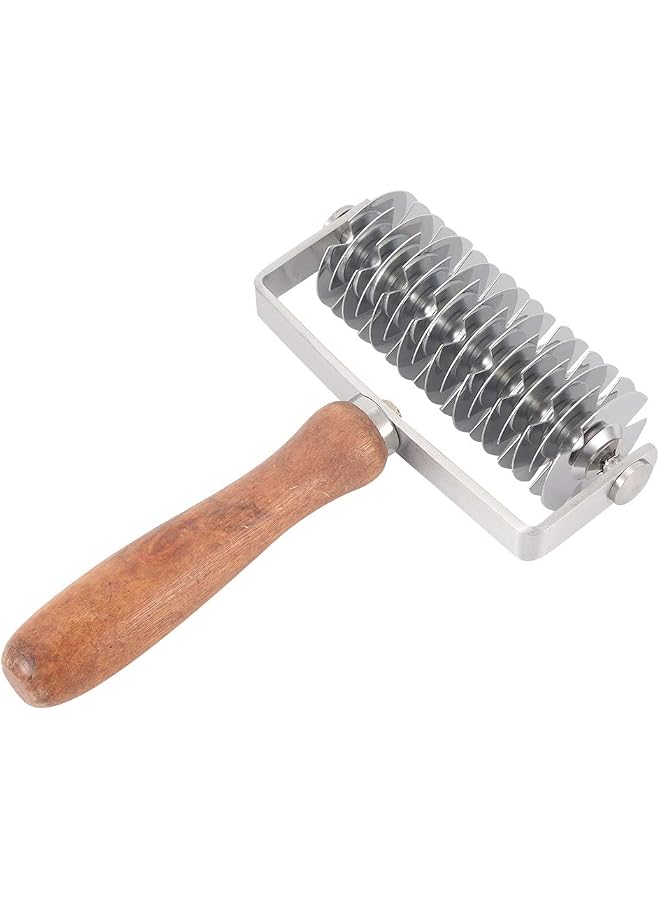 S-TOP Wheel Cutter, Household Dough Lattice Cutter, Stainless Steel Simple Biscuits for Crispy Products Pizza - Image 1