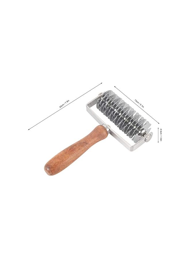 S-TOP Wheel Cutter, Household Dough Lattice Cutter, Stainless Steel Simple Biscuits for Crispy Products Pizza - Image 3