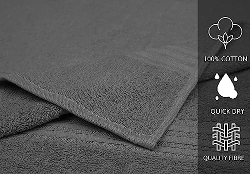 ZUPERIA Premium Multicolor Bath Towels Set of 8 (27" x 54") 100% Pure Cotton Shower Towels Soft Feel, Lightweight & Highly Absorbent Towels for Bathroom, Pool, Spa and Hotel Use - Image 3